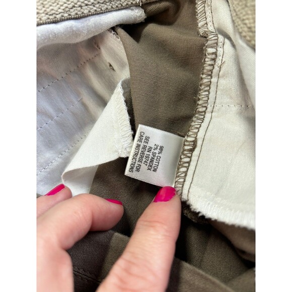 Studio Works women’s Brown cropped capri dress pants high waters size 10 - Picture 7 of 7